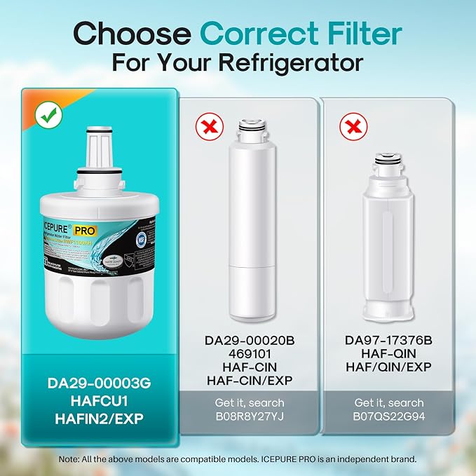 ICEPURE DA29-00003G Remove PFOA&PFOS, NSF/ANSI 401&473&53&42&NSF/ANSI/CAN 372 - Image 2