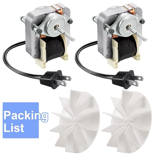 2 Pieces Universal Bathroom Vent Exhaust Fan Motor, 50CFM 120V Replacement - Image 7