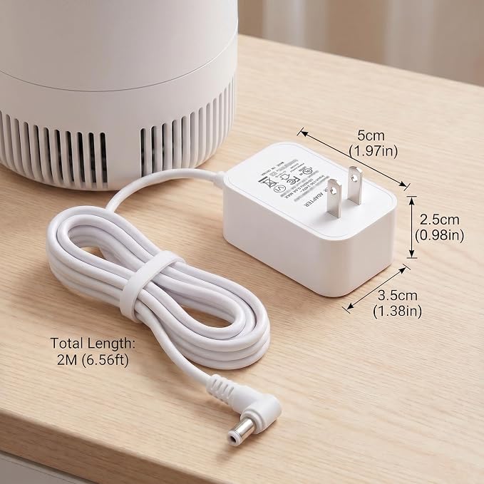 12V Power Cord for Levoit Core Mini Air Purifier Compatible - Image 4