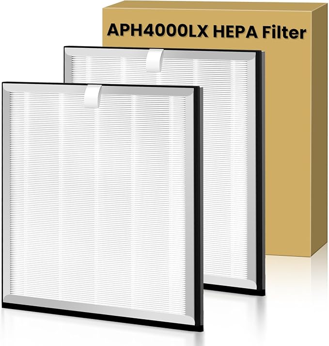 2 Pack APH4000 Replacement Filter Compatible by Airtiancai