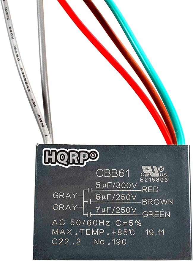 HQRP Capacitor CBB61 Compatible by HQRP