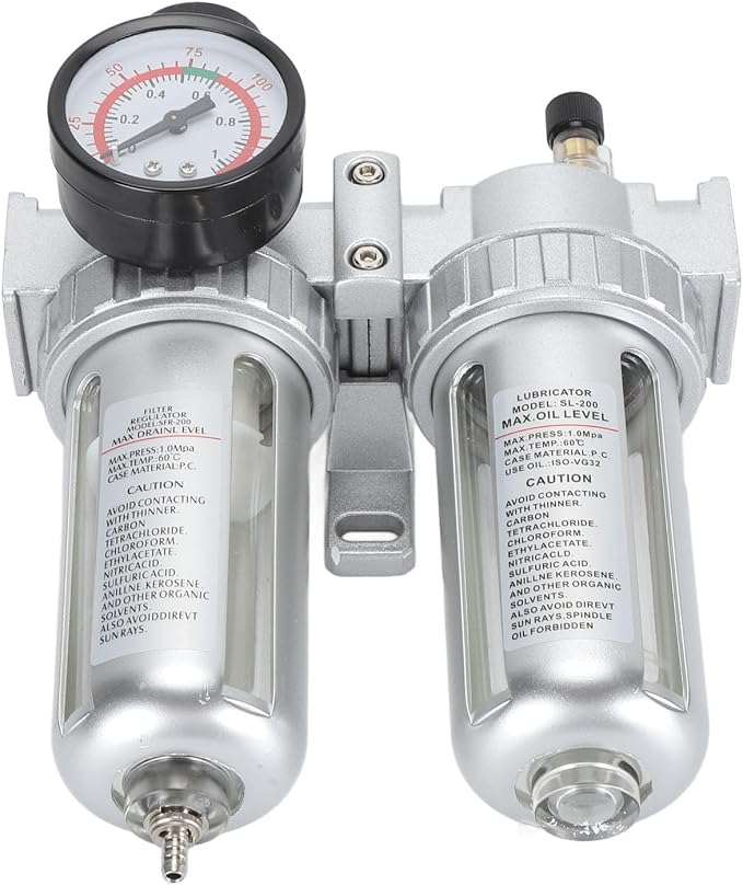 Compressed Air Line Filter, Oil Trap Separator Efficient 1/4inch Interface - Image 8