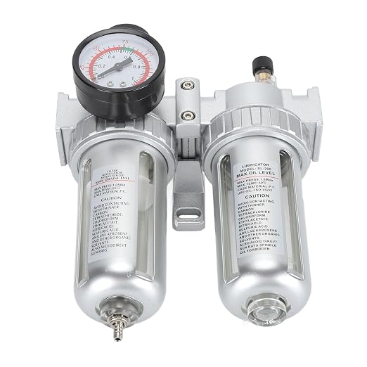 Air Filter Pressure Regulator 1/4 Inch, Compressed Air Line Filter - Image 2