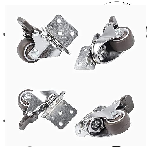 HOWDIA 1.25" Swivel Plate Caster Wheels - Image 5