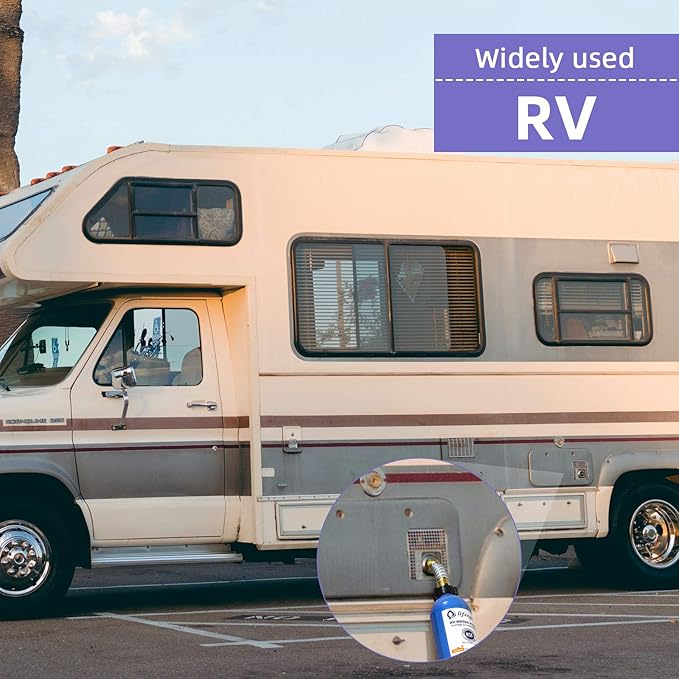 lifeegrn RV Water Filter with Hose Protector, Inline Water Filter, Chlorine and - Image 6