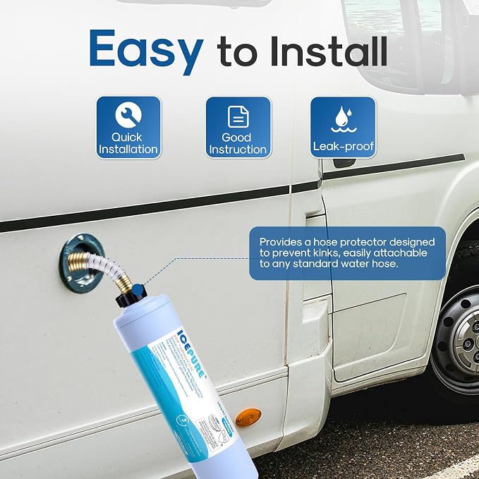 ICEPURE RV Water Filter system for Garden, Boat Hose for Drinking, Car Washing - Image 6