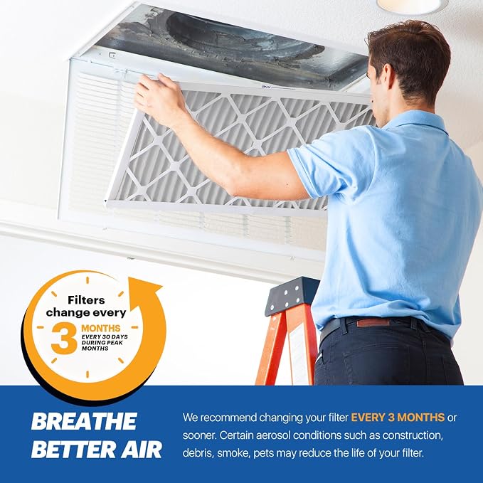 BNX TruFilter 20x24x1 MERV 10 AC Furnace Air Filter - Image 6