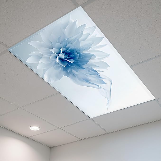 2 Pack Fluorescent Light Covers- 4 x 2 Feet Magnetic Ceiling Light Cover Room - Image 6