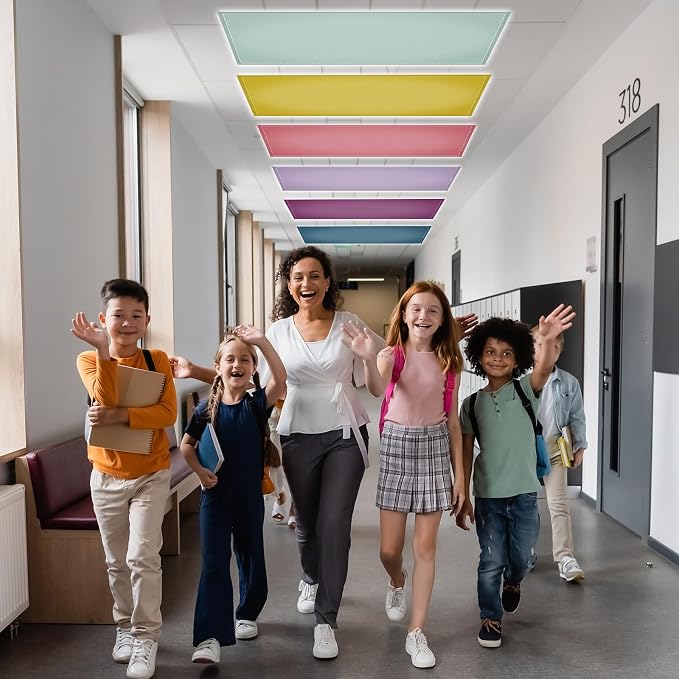 8PCS Fluorescent Light Covers, 4x2 Feet Magnetic Light Cover Fluorescent Lights - Image 5