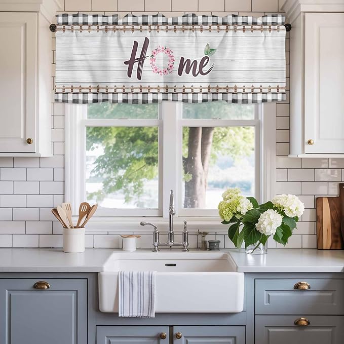 Spring Flowers Curtain Valances - Image 2