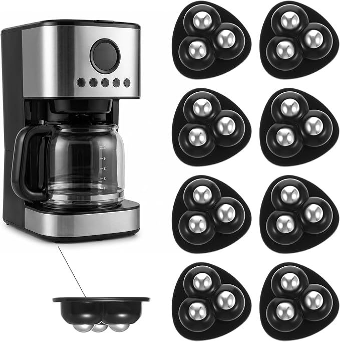 8Pcs Self Adhesive Caster Wheels 360° Rotation Small Appliance Rollers by Unknown