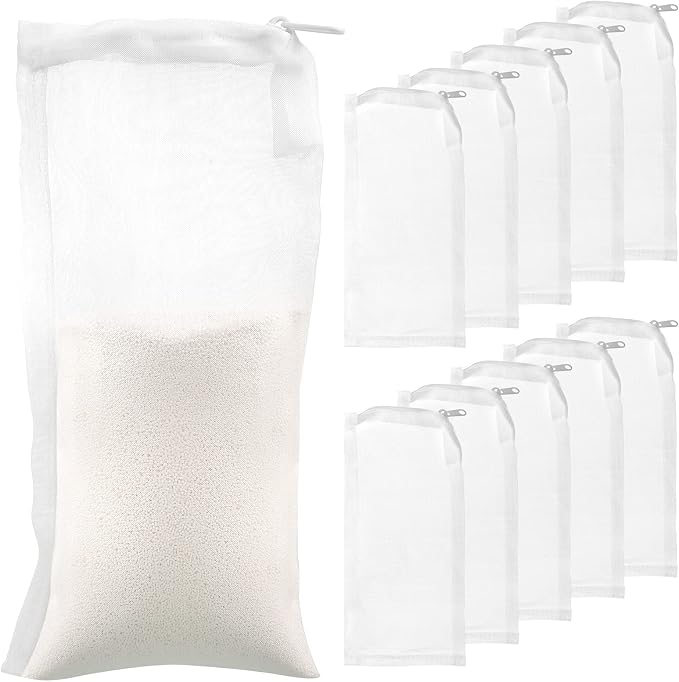 Tegeme 10 Pieces Small Aquarium Filter Media Bags by Tegeme