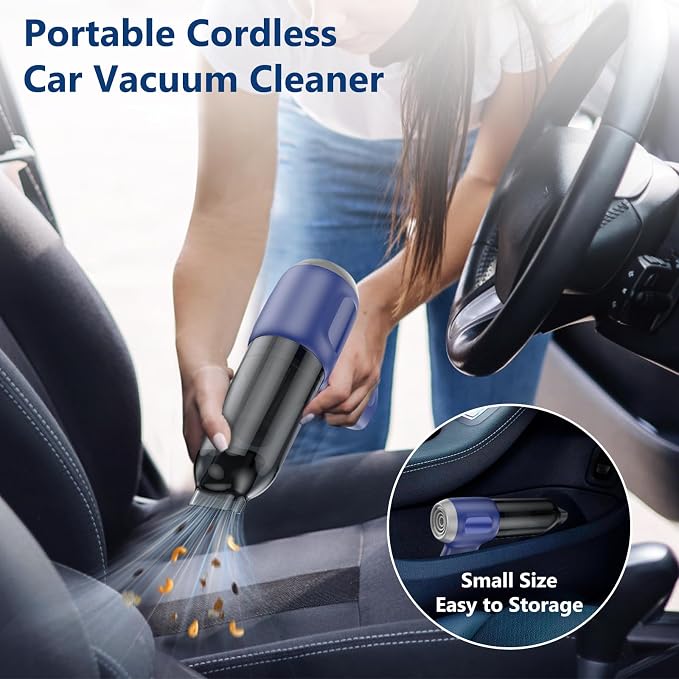 Fanisic Car Vacuum Handheld Vacuum Cleaner/Air Duster, 15000PA Strong Suction - Image 6