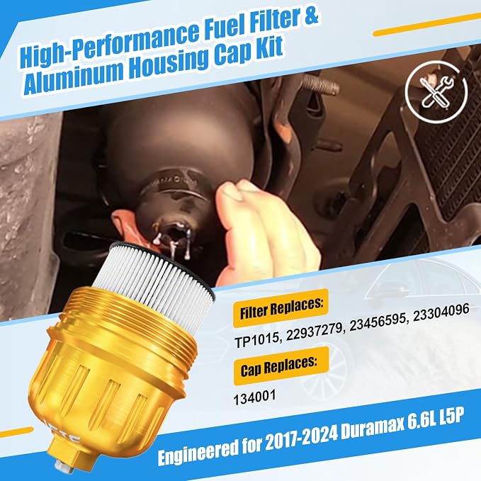iFJF TP1015 Fuel Filter and 134001 Housing Cap Replacement - Image 7
