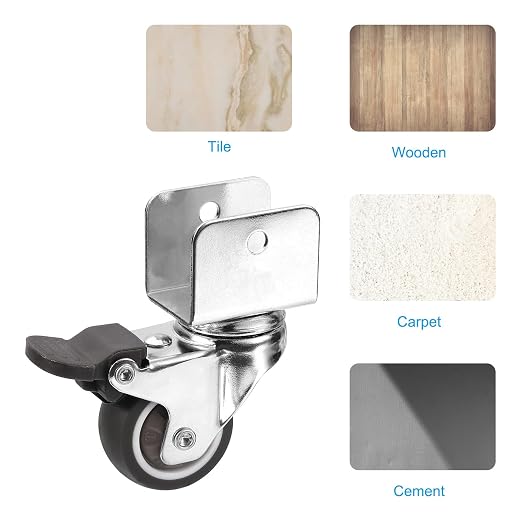 PATIKIL 1.5" Swivel Caster Wheels - Image 5