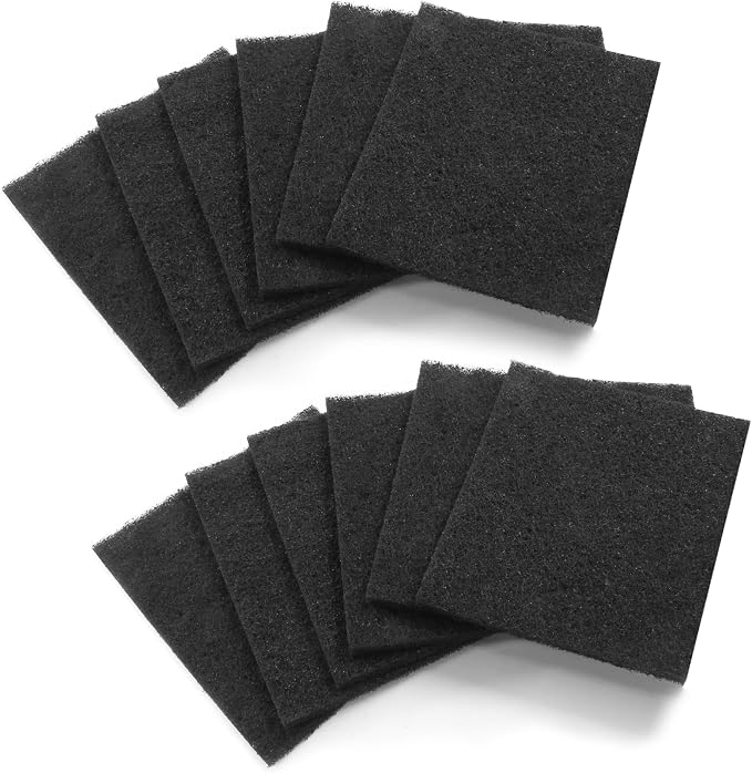 Biaungdo 12 Pack 5 Inch Sqaure Charcoal Filter Replacements - Image 7