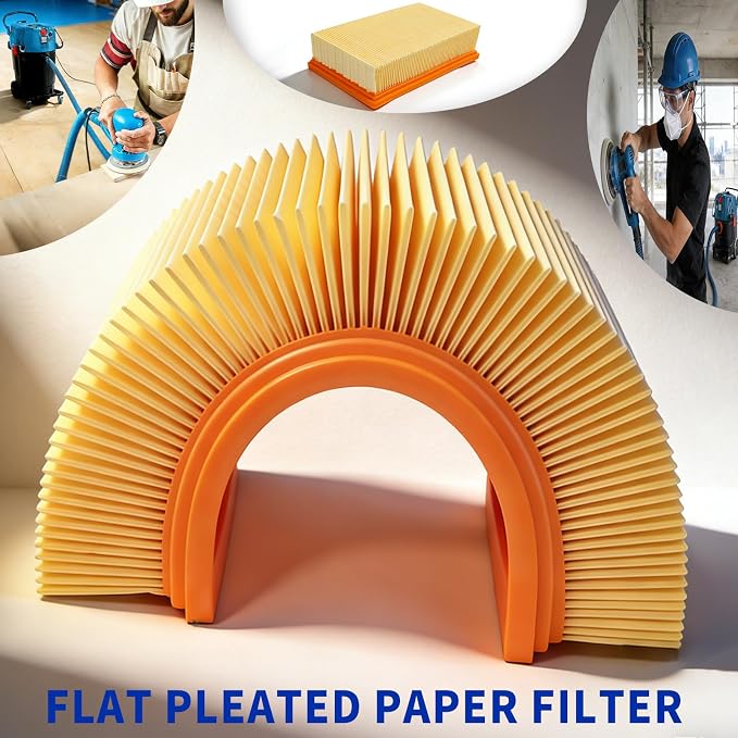 VF100 Flat Pleated Paper Filter Replacement - Image 6