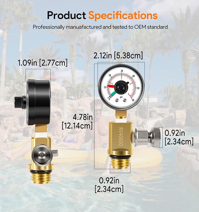 RV40600 98209800 Brass Air Relief Valve - Image 6