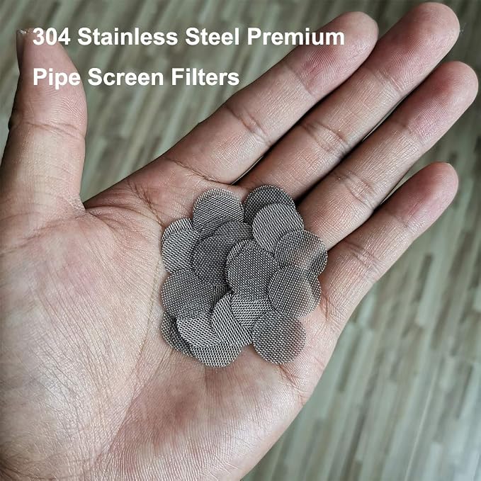 210pcs Stainless Steel Pipe Filters, 12.7mm Smoking Screens Pipe - Image 3