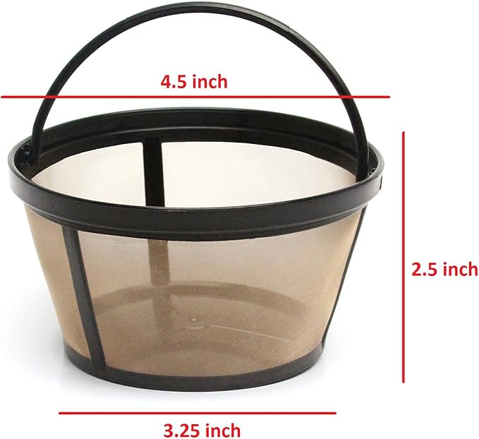 GOLDTONE Reusable 8-12 Cup Basket Coffee Filter fits Black and Decker Makers - Image 2