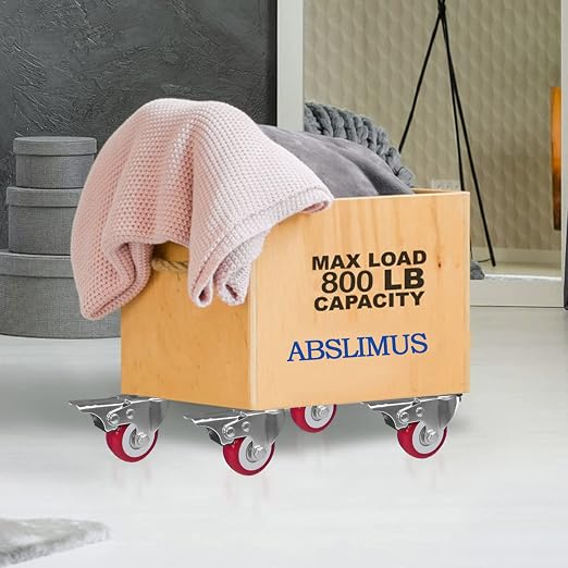 2 inch Casters Load 800lbs, Advanced Polyurethane Floor Protection, Noise-Free - Image 4