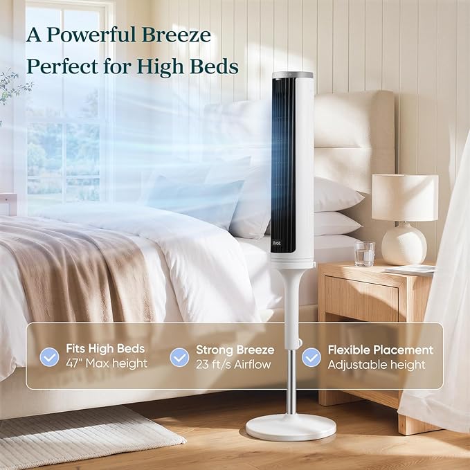 LEVOIT Tower Fan for Bedroom, Standing Fan - Image 2