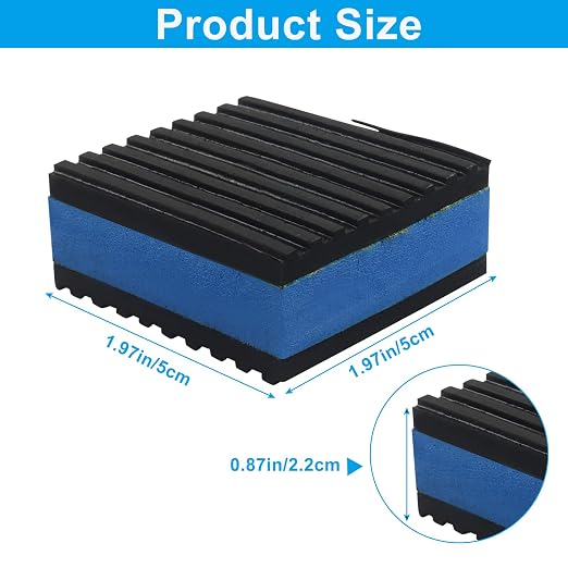 Jiozermi 4 Pcs Anti Vibration Pads, Heavy Duty Rubber Sound Dampening Mat Shock - Image 3