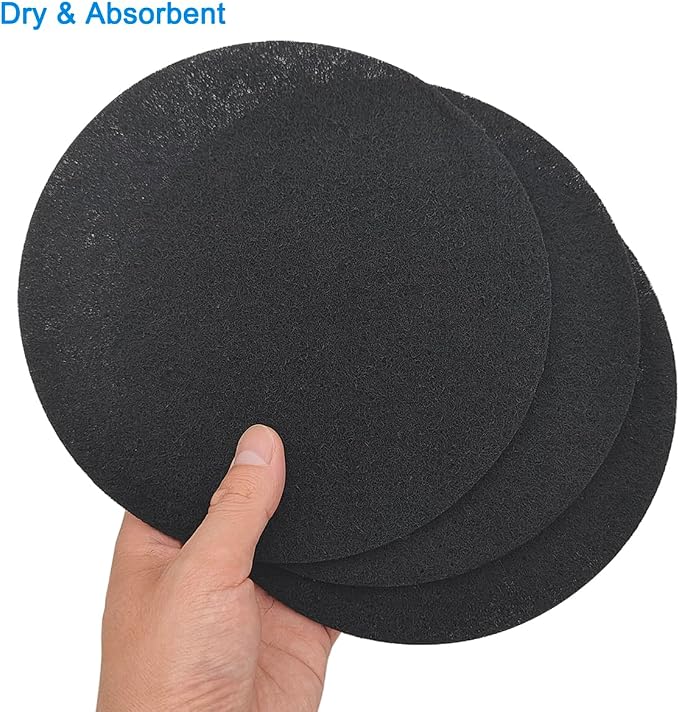 3 Pack Charcoal Filters for Compost Bucket, 6.7inch Compost Filter for - Image 3