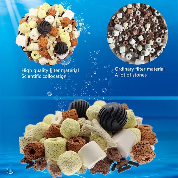 Aquarium Filter Media: 12-in-1 Bio Balls & Ceramic Rings Kit - Image 6