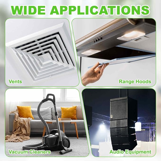Fan Replacement Filters 4 Pcs Fan Filter Foam Sponge - Image 6