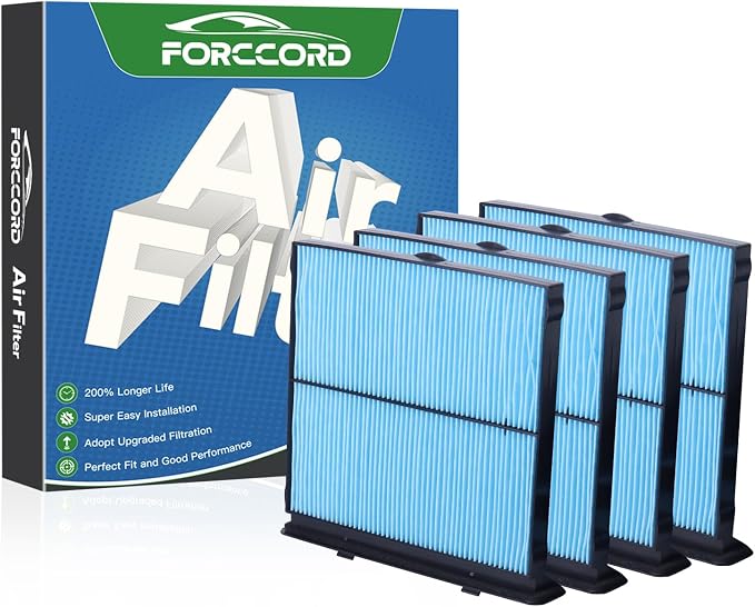 4-Pack 72880-FL000 HEPA Cabin Air Filter Fits by Forccord