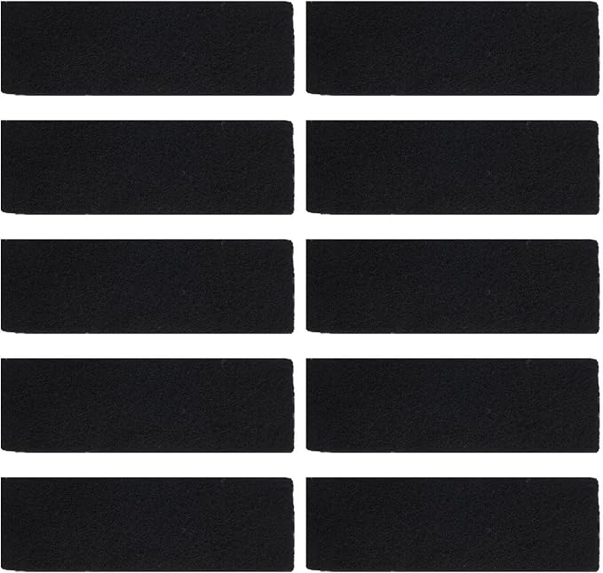 Ceiling Fan Filter Pads For Blades, 10‑Pack Activated Coconut Shell Carbon by Unknown
