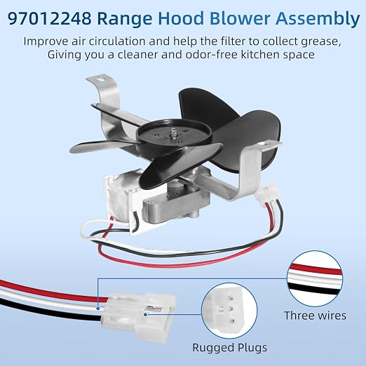 S97012248 97012248 Range Hood Fan Motor BP17 Replacement Part fit - Image 5