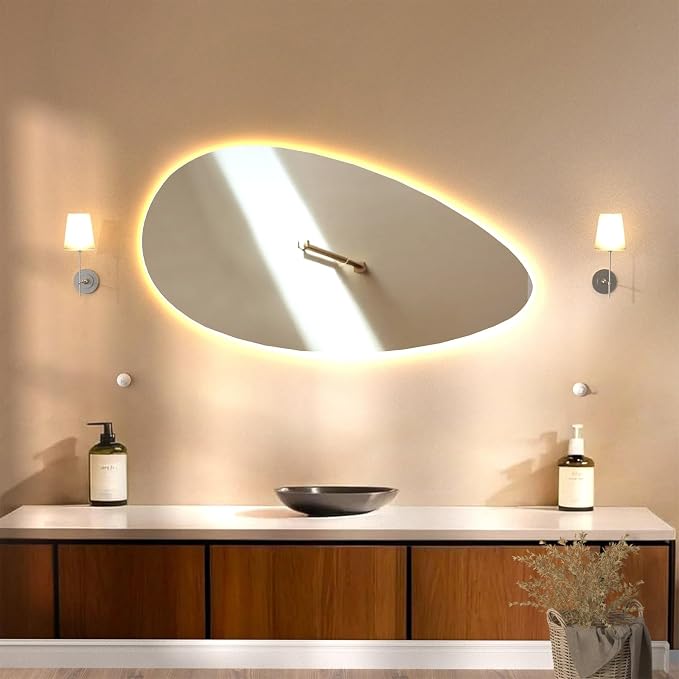 500 X800 mm Illuminated Backlit LED Bathroom Mirror, Wall Mounted Multifunction - Image 2