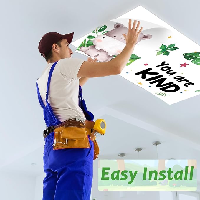 8 Pcs Fluorescent Light Covers - Image 5