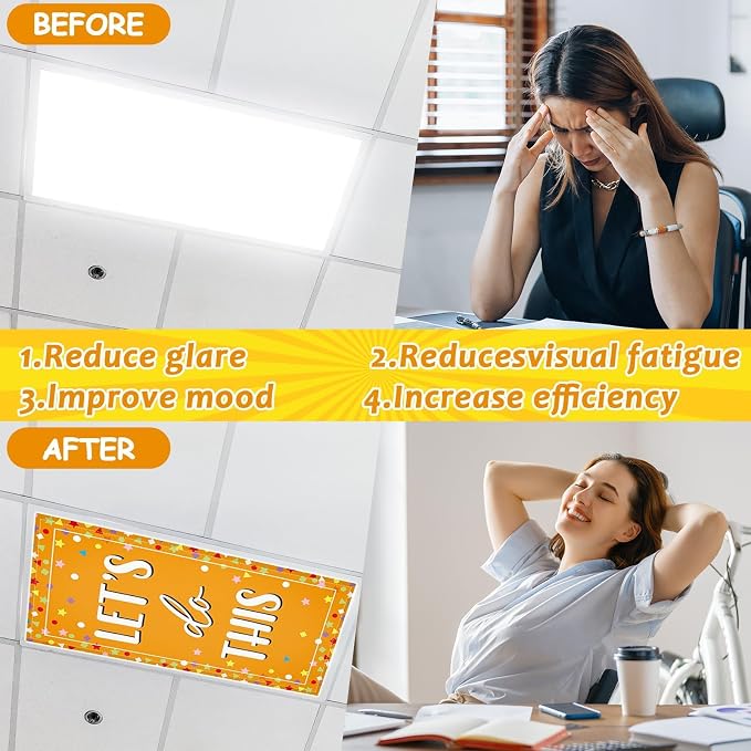 8 Pcs Fluorescent Light Covers - Image 4