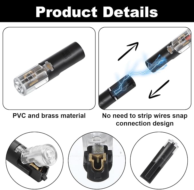 30 Pcs 1 Pin Single Wire Plug in Connector - Image 3