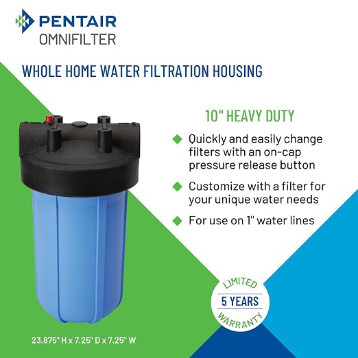 Pentair OMNIFilter Whole Home 10" Heavy-Duty Big Blue Water Filtration System - Image 3