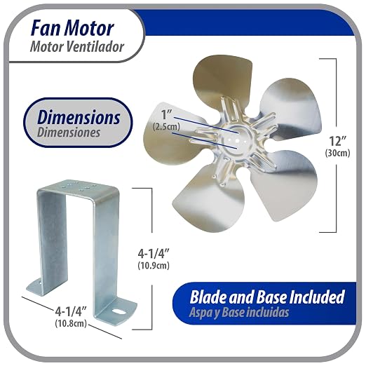 Appli Parts APFM-252E 25W refrigeration condenser and evaporator motor 220V - Image 4