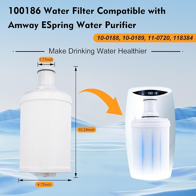 100186 Water Filter + Pre-Filter Compatible - Image 2