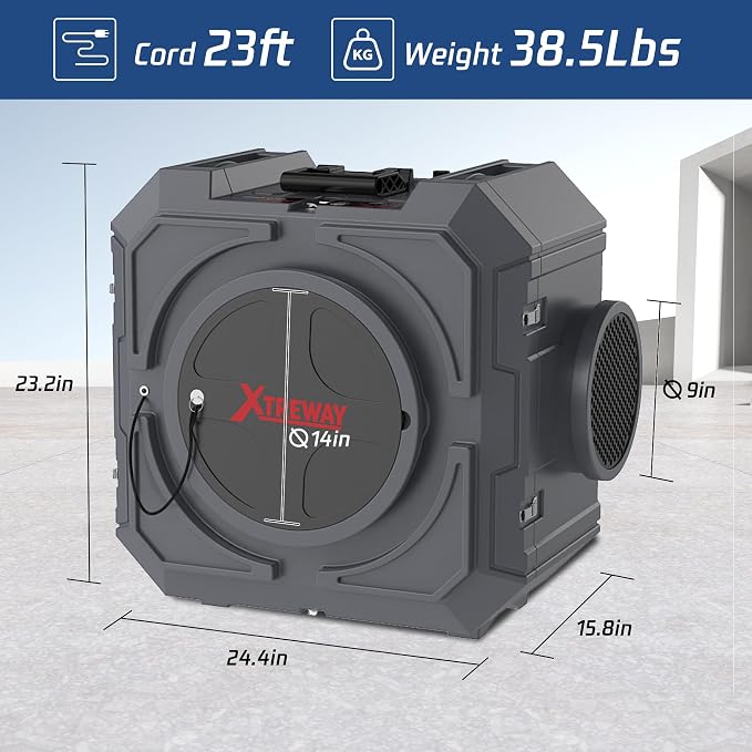 Hepa Air Scrubber Commercial Air Purifier - Image 6