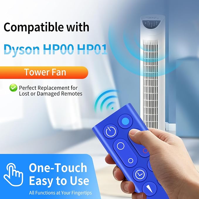 Replacement Remote Control for Dyson Air Purifier Hot+Cool Heater Tower Fan - Image 2