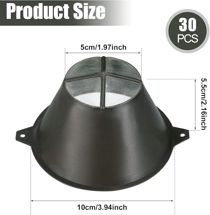 30 Pcs Paint Filter 100 mm Plastic Paint Strainer - Image 2
