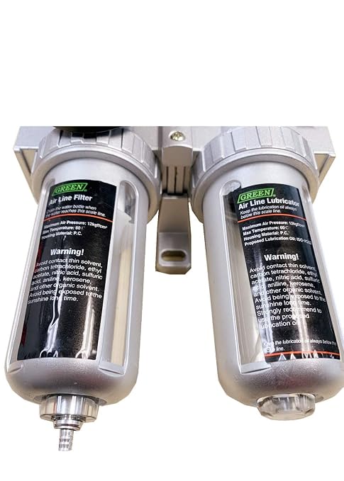 1/4" NPT Air Filter, Regulator & Lubricator Combo - Image 3