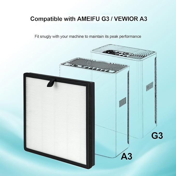 4 Packs Replacement Filter Compatible - Image 3