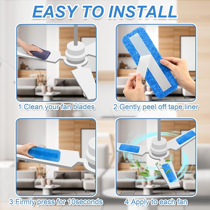 Tuanse 20 Pack Ceiling Fan Filters - Image 7