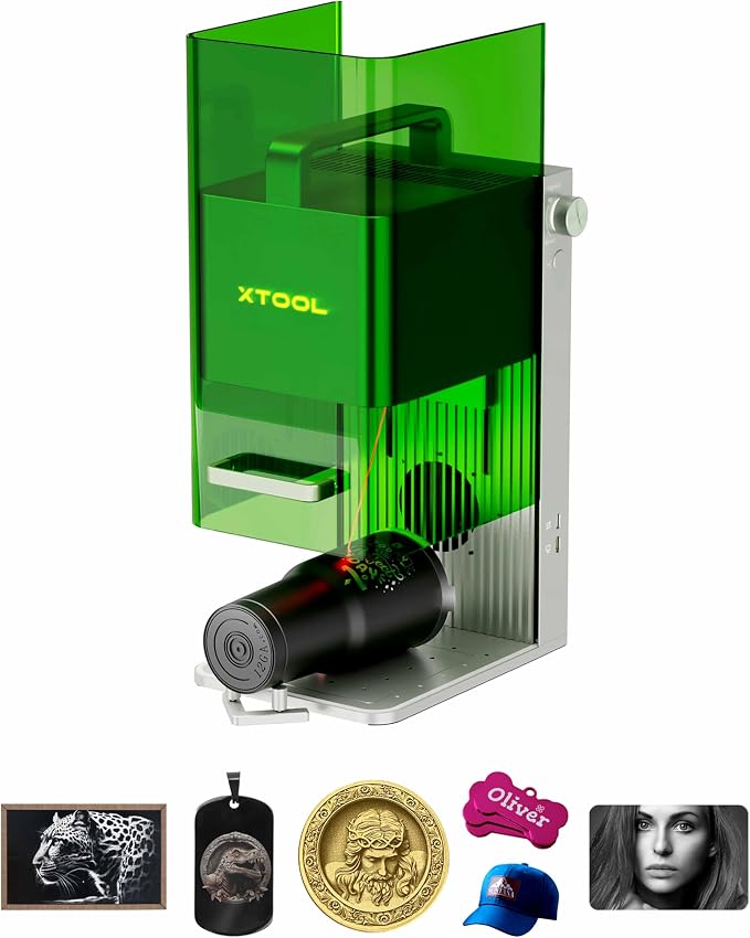 xTool F1 2-in-1 Dual Laser Engraver, 4000mm/s Lightning Speed Portable Laser by xTool