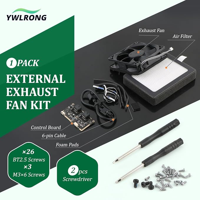 External Exhaust Fan Kit for Bambu Lab P2S - Image 7