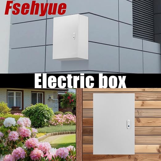 Electrical Box 24 x 16 x 10 Inch Indoor Outdoor Electrical Enclosure Box Steel - Image 7