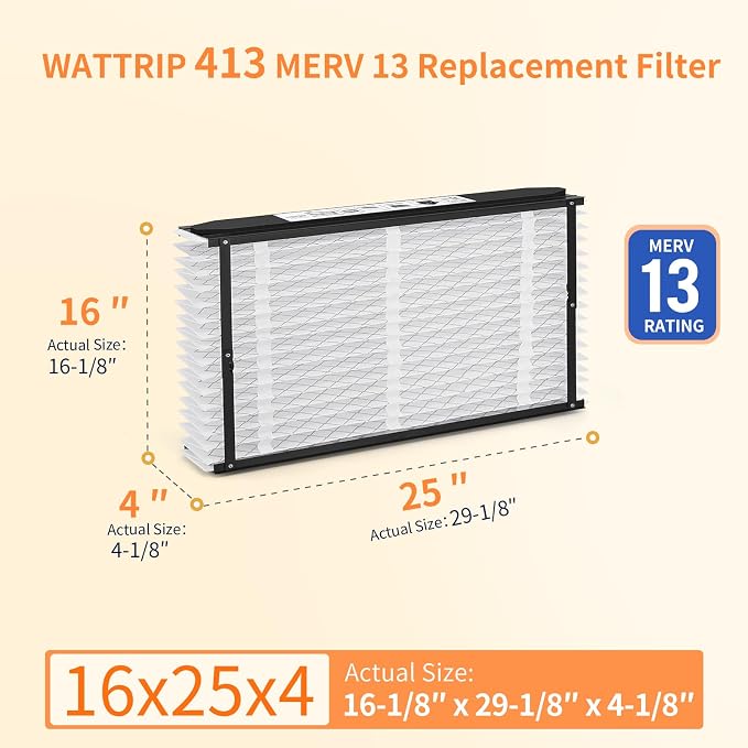 3-Pack 413 MERV 13 Replacement Filter - Image 2